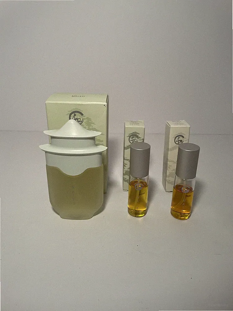 Avon Haiku Eau De Perfume Spray 1.7 fl oz + 2 0.5 fl oz Travel Size In Boxes